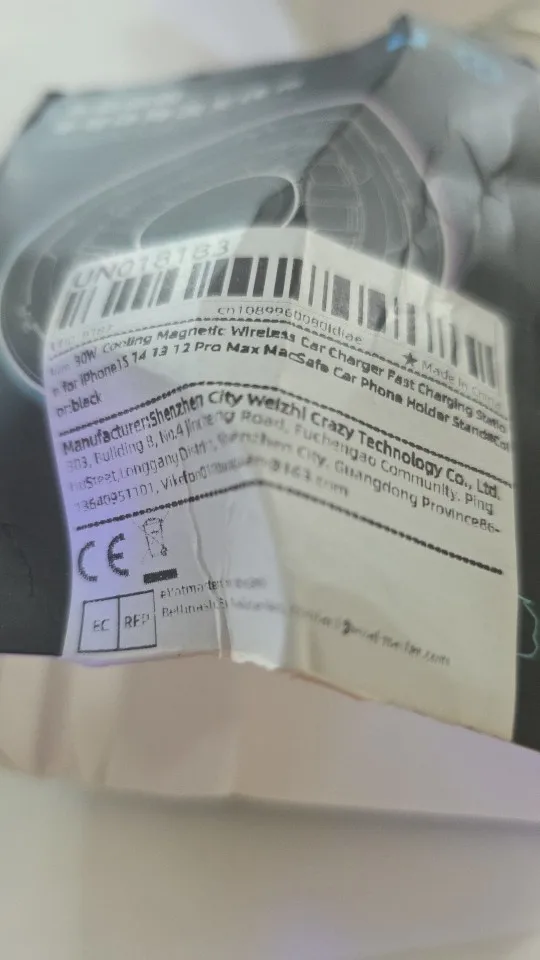 ice Cooling Magnetic Wireless Car Charger Stand for photo review