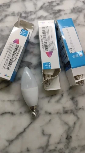 Tuya WiFi Smart LED Bulb E14 Candle Light photo review