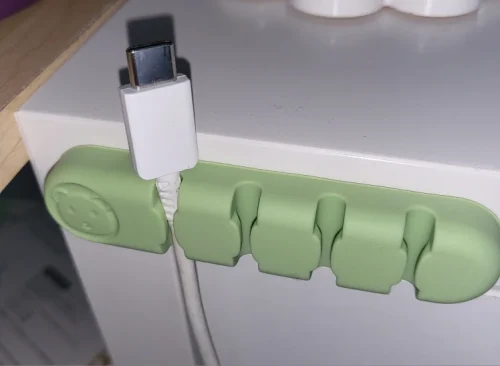 MOHAMM 1 Piece Cute Cable Organizers Holder Clips photo review