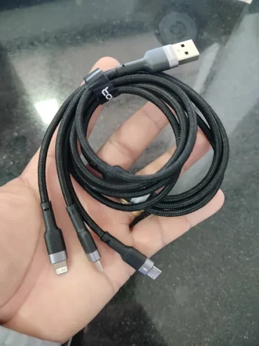 Toocki 3 In1 USB Cable Multi Port For photo review