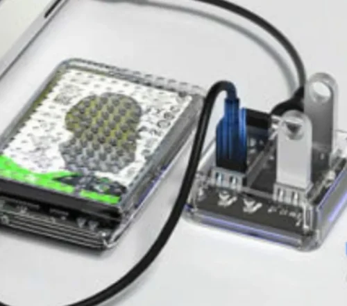 ORICO Transparent Usb C Hub 4 Port Expansion photo review