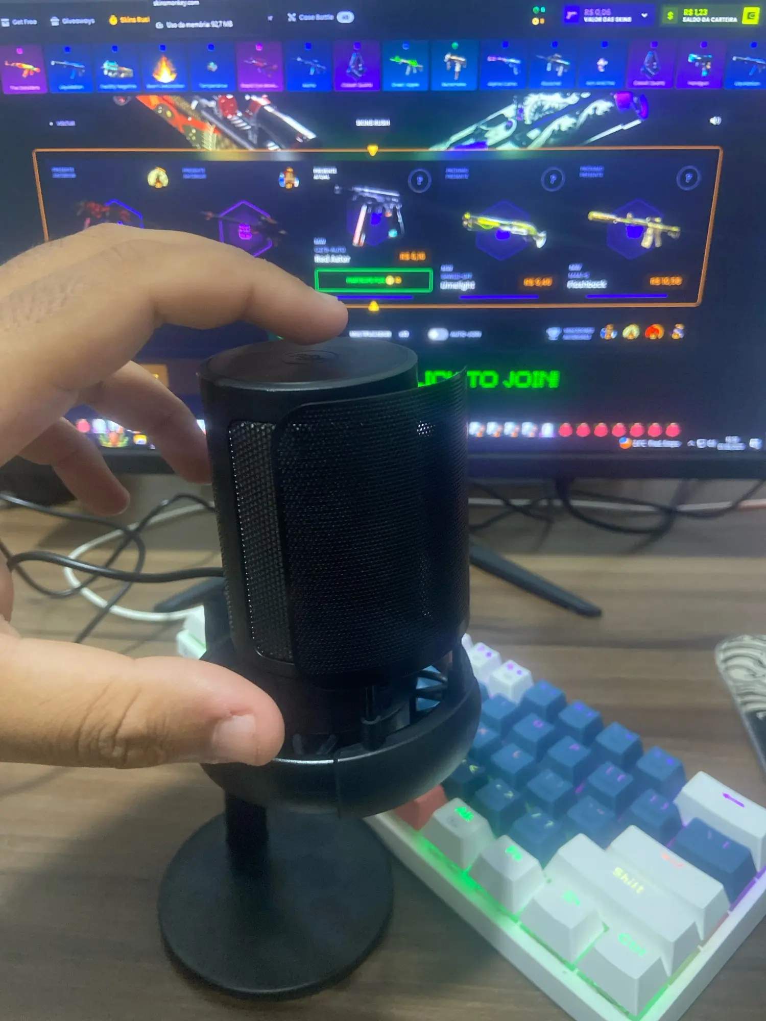 Professional Studio USB Microphone for PC Streaming Gaming photo review