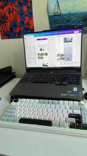 AULA F75 2.4G Wireless/Bluetooth/Wired Gaming Mechanical Keyboard RGB photo review