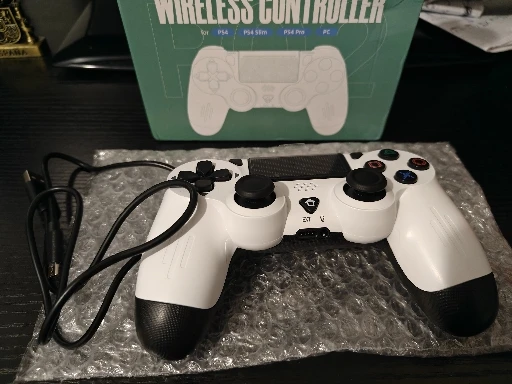 DATA FROG Bluetooth-Compatible Game Controller for PS4/Slim/Pro Wireless photo review