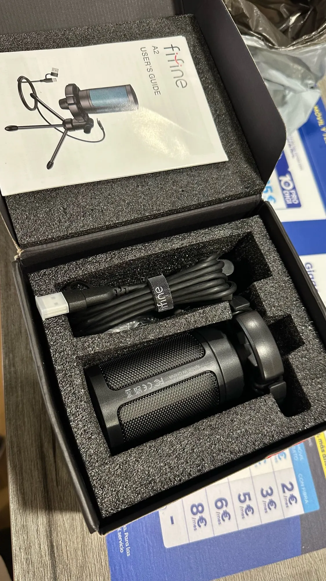 AmpliGame by FIFINE RGB USB Gaming Microphone with photo review