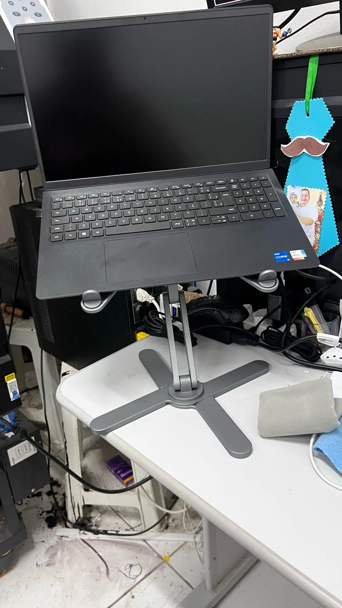 Foldable Laptop Stand 360°Rotation Notebook Table Aluminum Alloy photo review