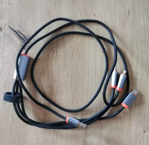 Toocki 3 In1 USB Cable Multi Port For photo review