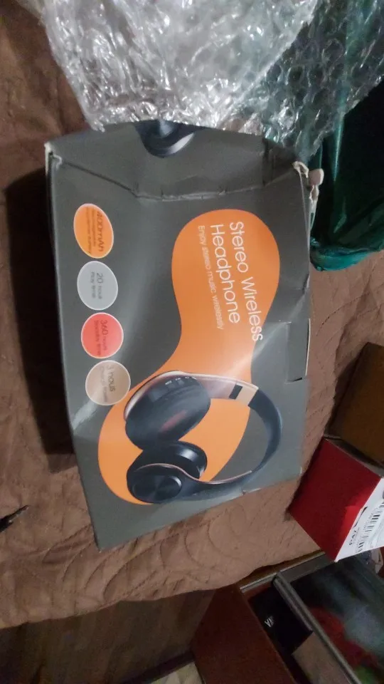 CATASSU Earphone Bluetooth Headphones Over Ear Stereo Wireless photo review