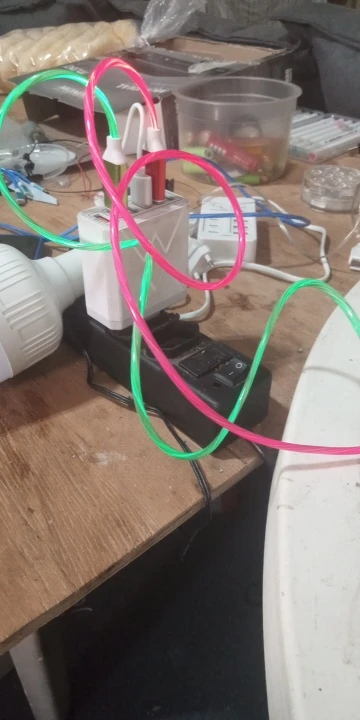 Glowing LED 3 IN 1 Cable For Samsung photo review