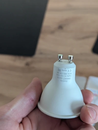 GU10 Zigbee/Wifi Led Light Bulb RGB CW WW photo review