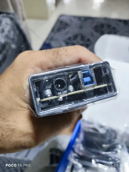 ORICO USB3.0 Hub Aluminum Industrial 7-Port Splitter Split photo review