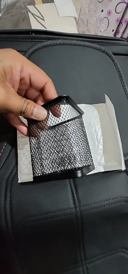 MOTARRO 1Pcs Pencil Holder Office Desk Metal Mesh photo review