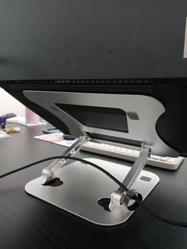 PANTXIKE Laptop Stand Foldable Aluminum Alloy Portable Notebook photo review