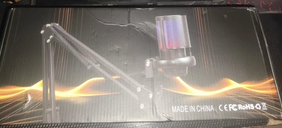 USB Condenser Microphone RGB Esports Game Call Recording photo review