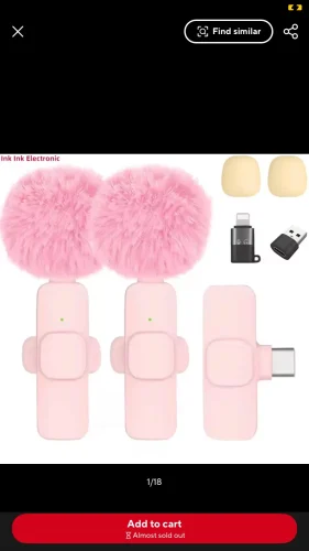 New Wireless Lavalier Microphone Portable Audio Video Recording photo review