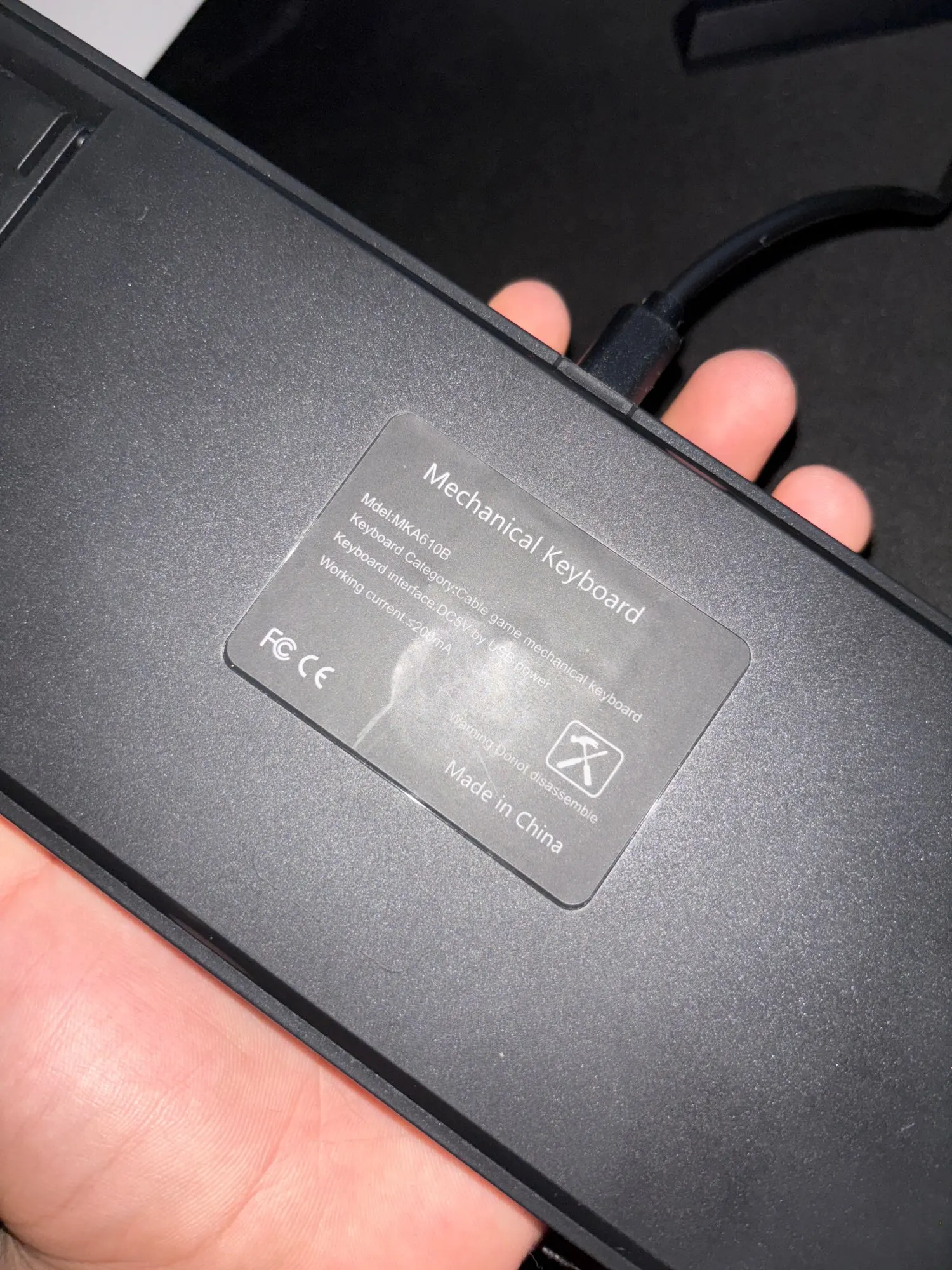 MUCAI MKA610 USB Mini Mechanical Gaming Wired Keyboard photo review