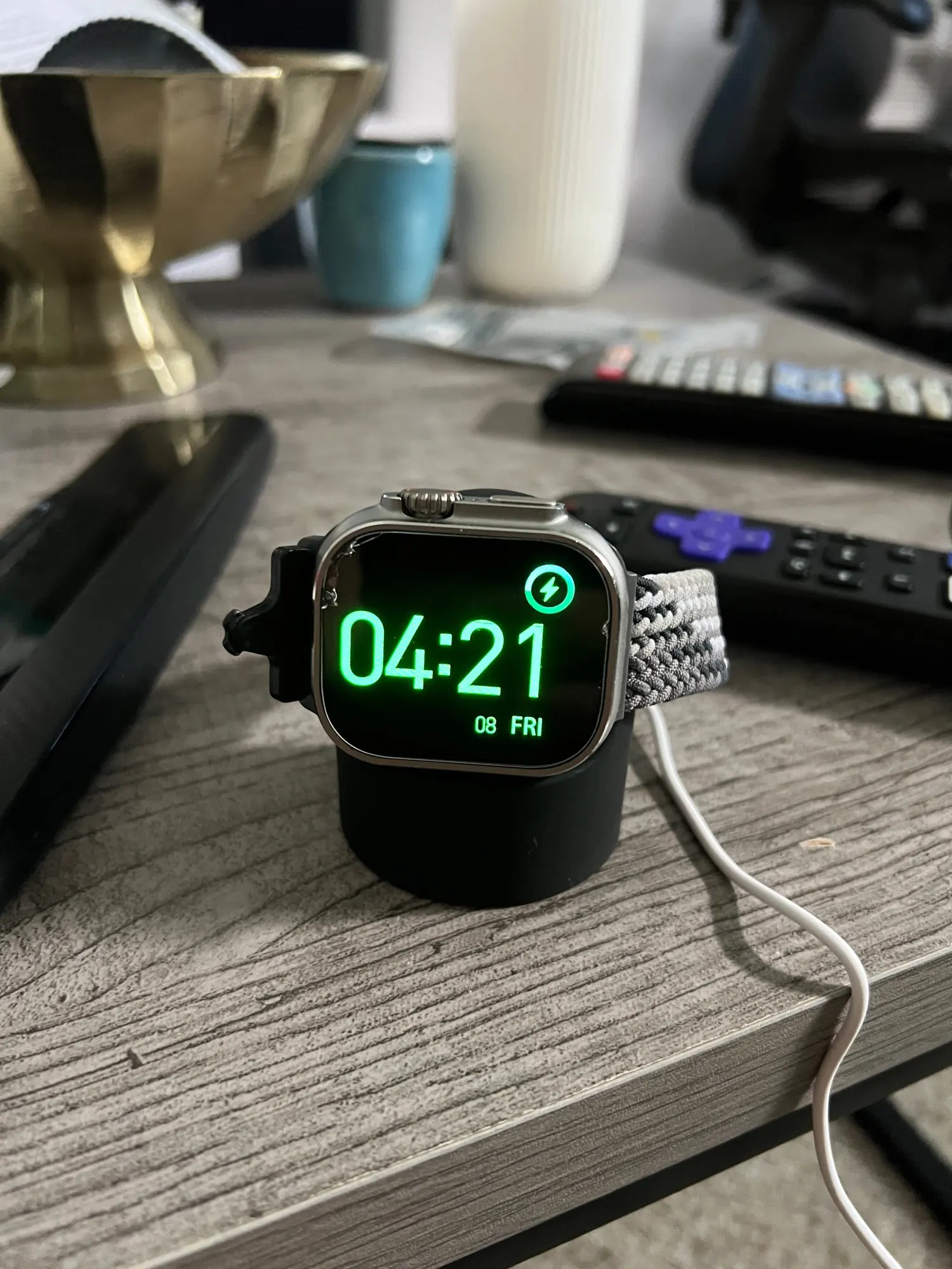 Alarm Clock Wireless Chargers Pad Phone Bedroom Lamp photo review