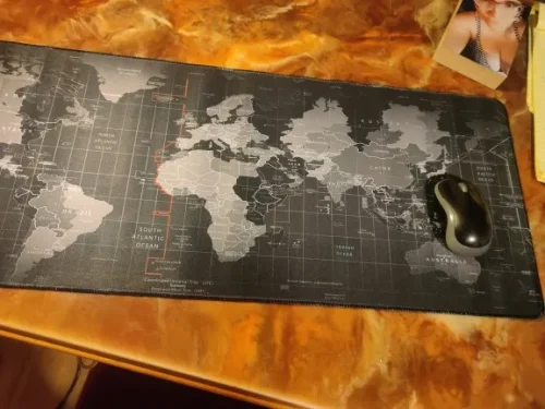 Map Mouse Pad Large Map Desk Mat Protector photo review