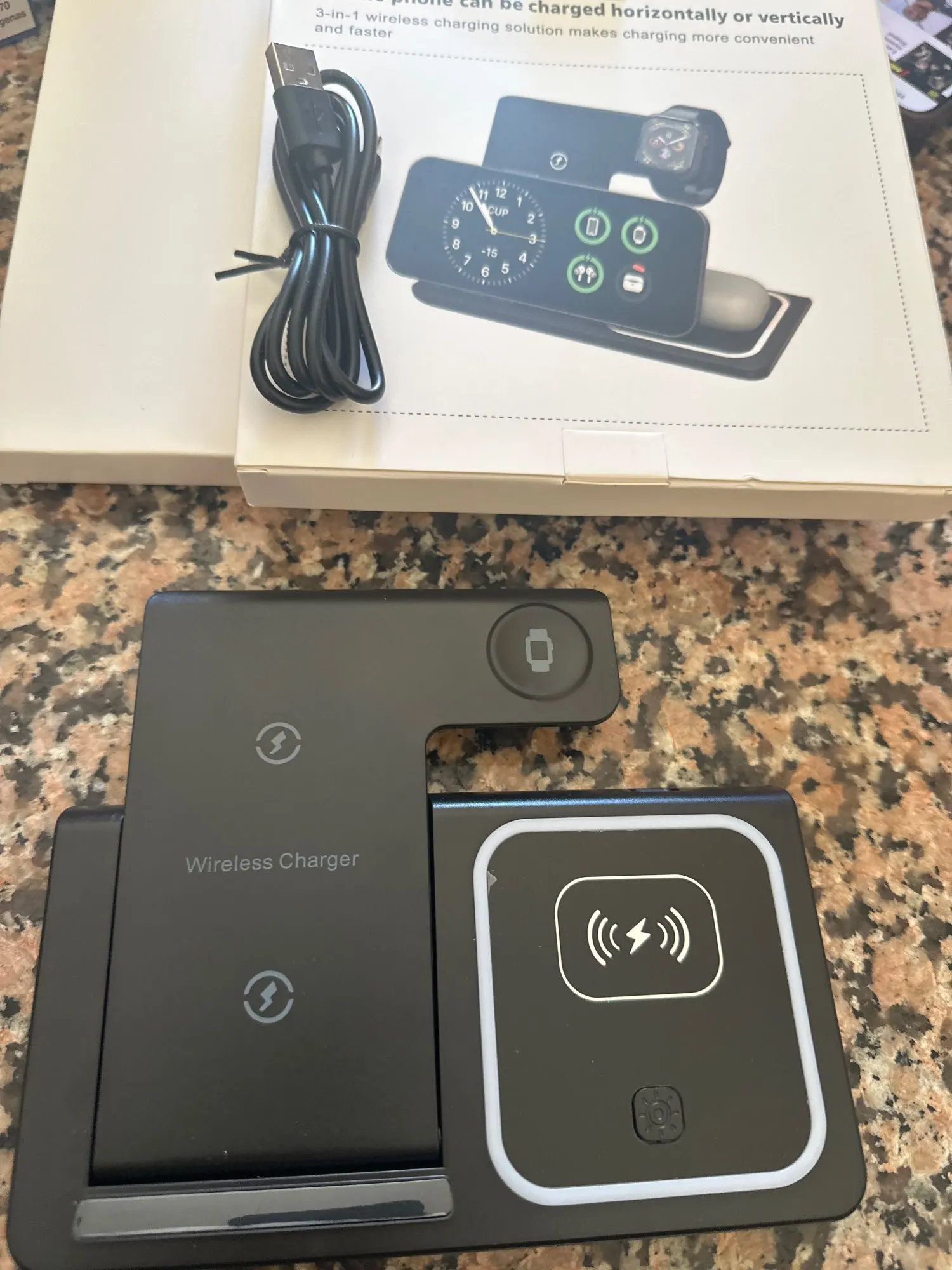 3 in 1 30W Foldable Wireless Charging Station photo review