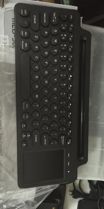 Tri-Mode Dual Bluetooth Keyboard BT5.0 3.0 2.4G Wireless photo review