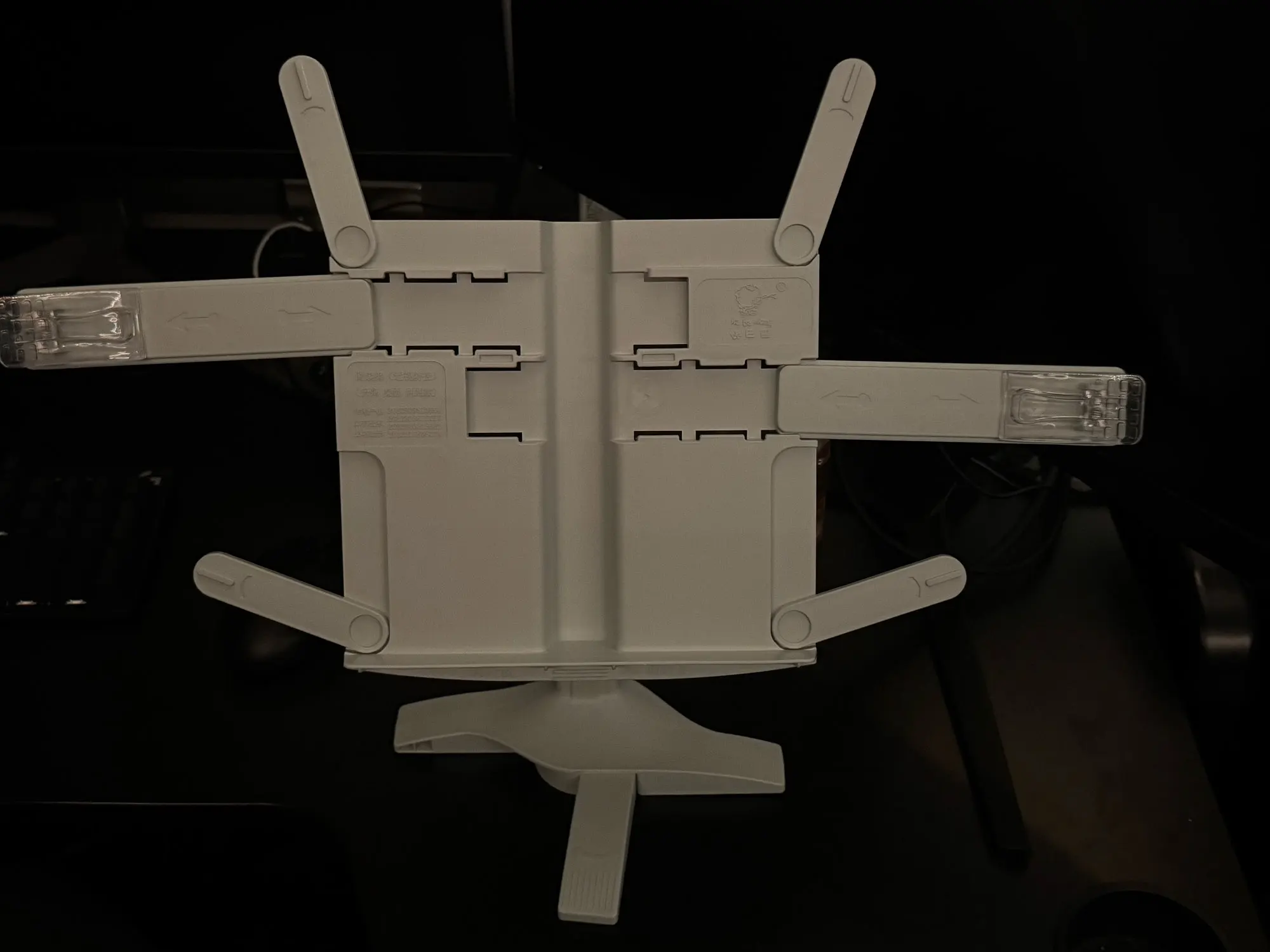 Reading Bookshelf Adjustable Rotatable Lifting Landing Reading Portable photo review