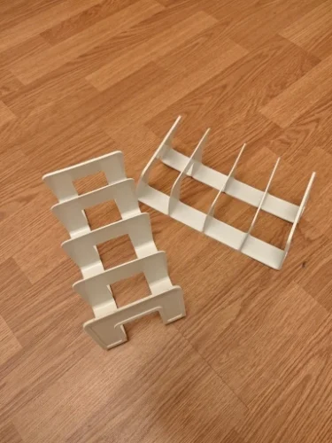 ABS Bookends Stand Bookshelf Divider Book Paper Files photo review