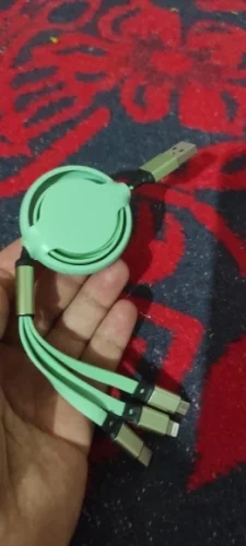 3 In 1 USB Cable Retractable Data Cord photo review