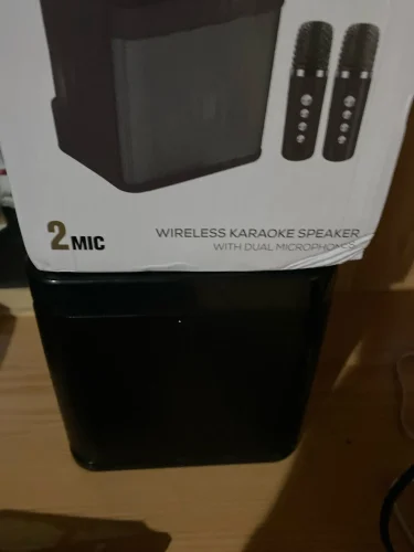 #Portable Dual Microphone Karaoke Machine for Adults Kids photo review