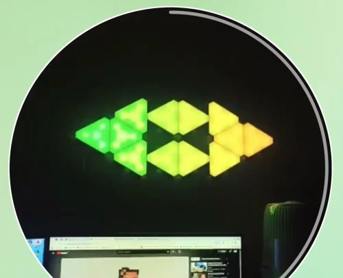 LED Triangular Quantum Lamp RGB Wall Lamp Smart photo review