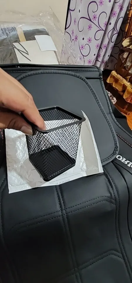MOTARRO 1Pcs Pencil Holder Office Desk Metal Mesh photo review