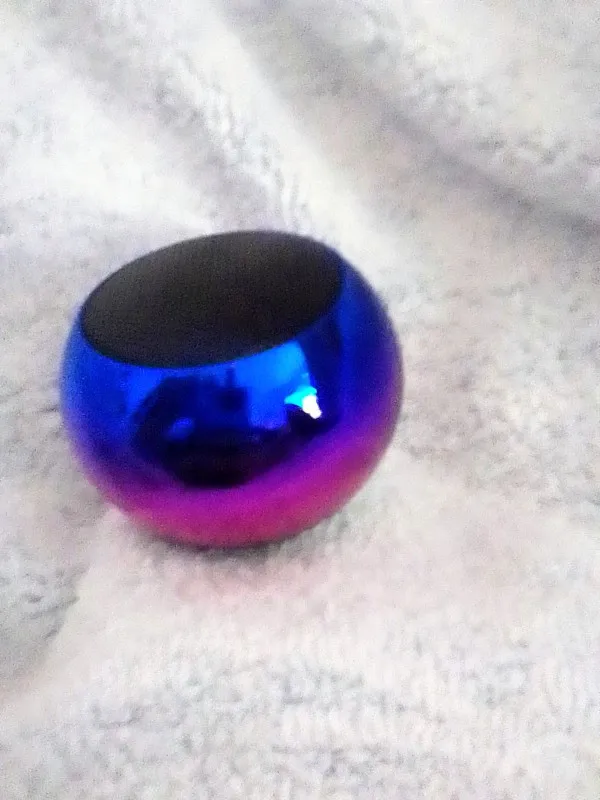 Wireless Bluetooth Speaker Portable Small Steel Gun Metal photo review