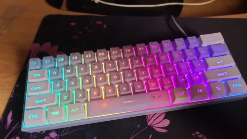 MageGee Mini 60% Gaming Keyboard, RGB Backlit 61 photo review