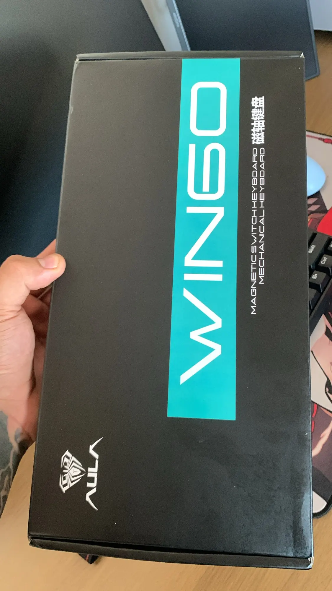 AULA WIN60 WIN68 HE MAX mechanical keyboard magnetic photo review