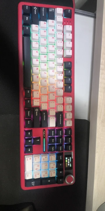 AULA F108 pro Wireless Bluetooth Keyboard Macro Gaming photo review