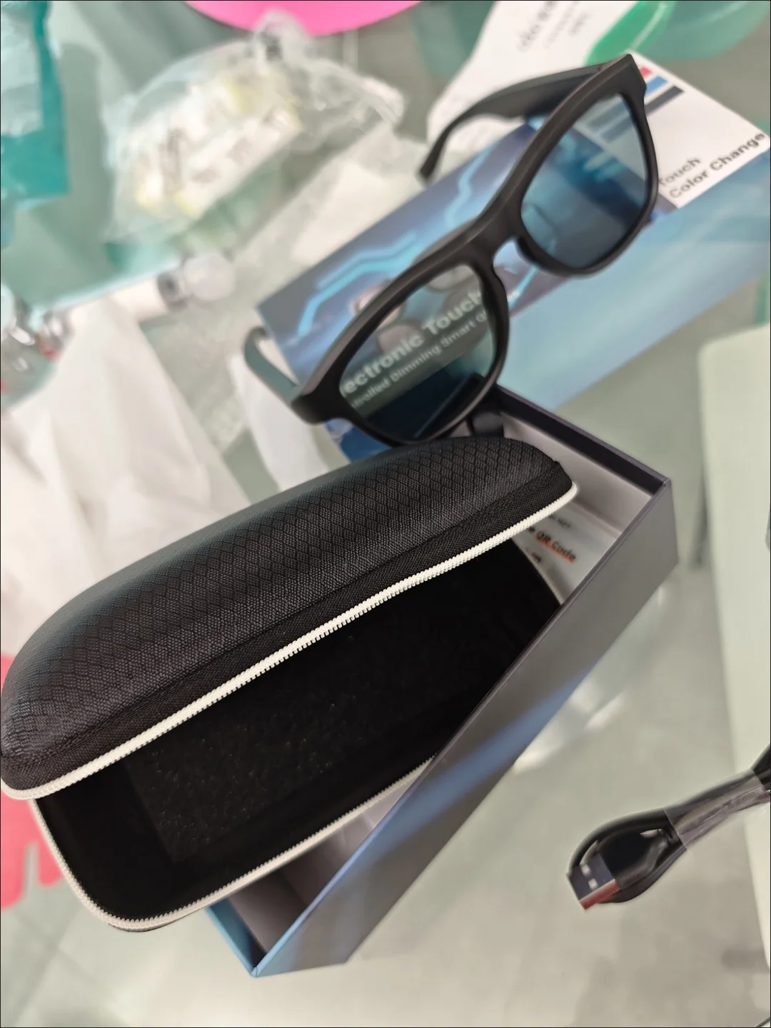 Xiaomi Mijia Electrochromic AI Translation Smart Glasses Touch photo review
