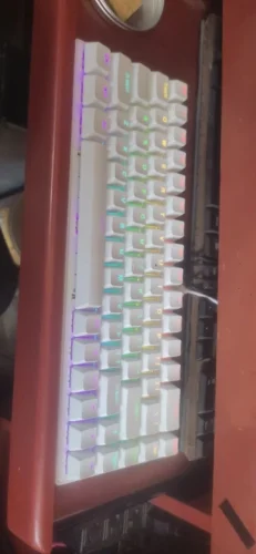 K68 Wired Mechanical Keyboard 10Kinds of Colorful Lighting photo review