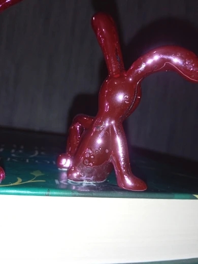 2PC Long-Eared Rabbit Double Statue Cartoon Decoration Accessories photo review