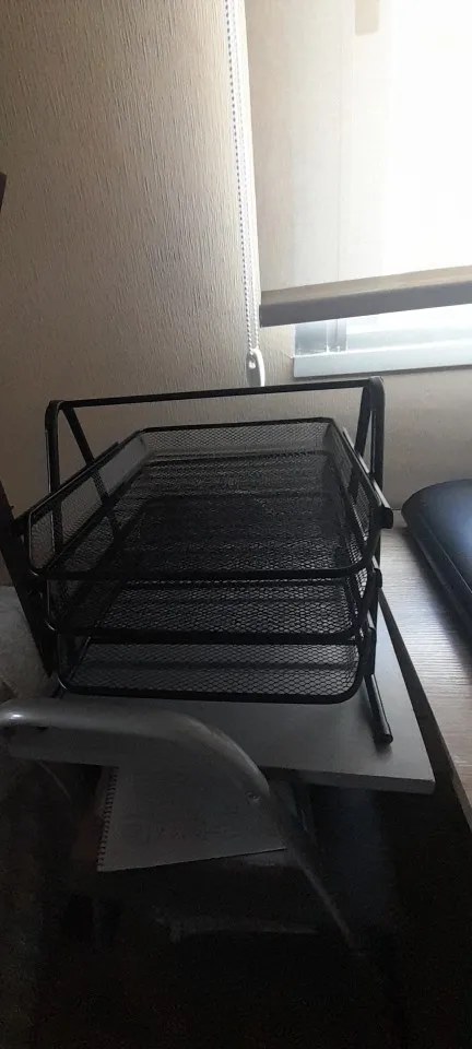 3 Tier Mesh Desk Organizers,Office Supplies Organizer,Desk Organizer photo review