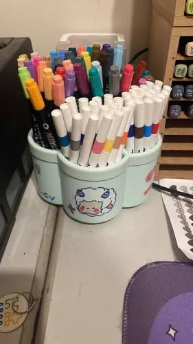 Rotating Desk Organizer - Multi-Compartment Storage Caddy, Durable photo review