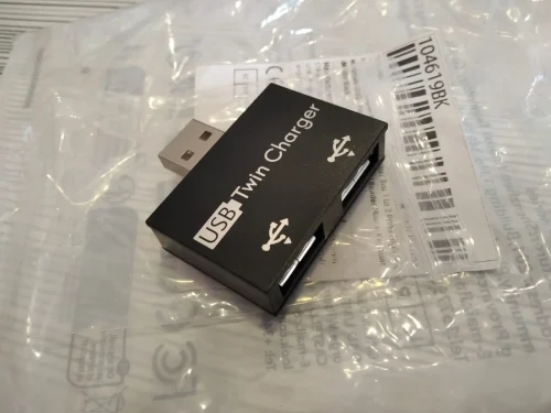 USB To 2 Ports Charger Hub Adapter 1 photo review
