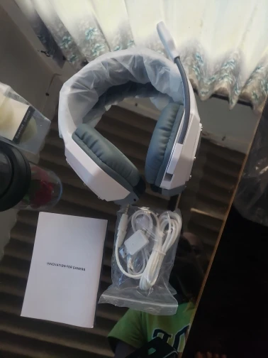 EKSA 2.4GHz Wireless Headphones E1000 WT 7.1 Surround photo review