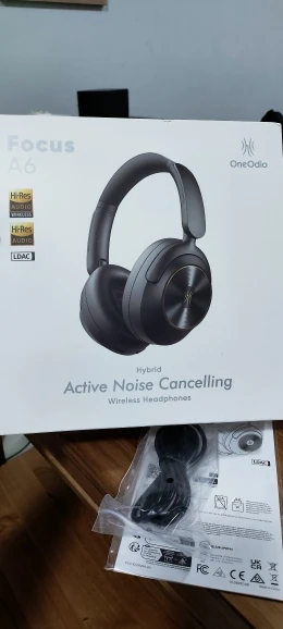 Oneodio A6 ANC Wireless Bluetooth 6.0 Headphones -48dB photo review