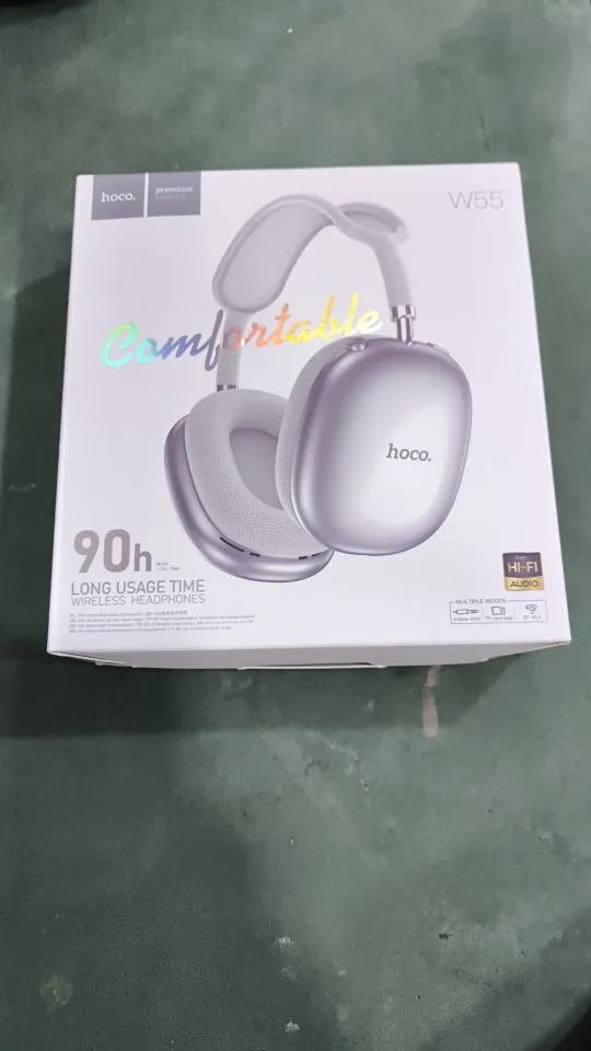 HOCO W55 Over Ear Buetooth Earphone Wireless Music photo review
