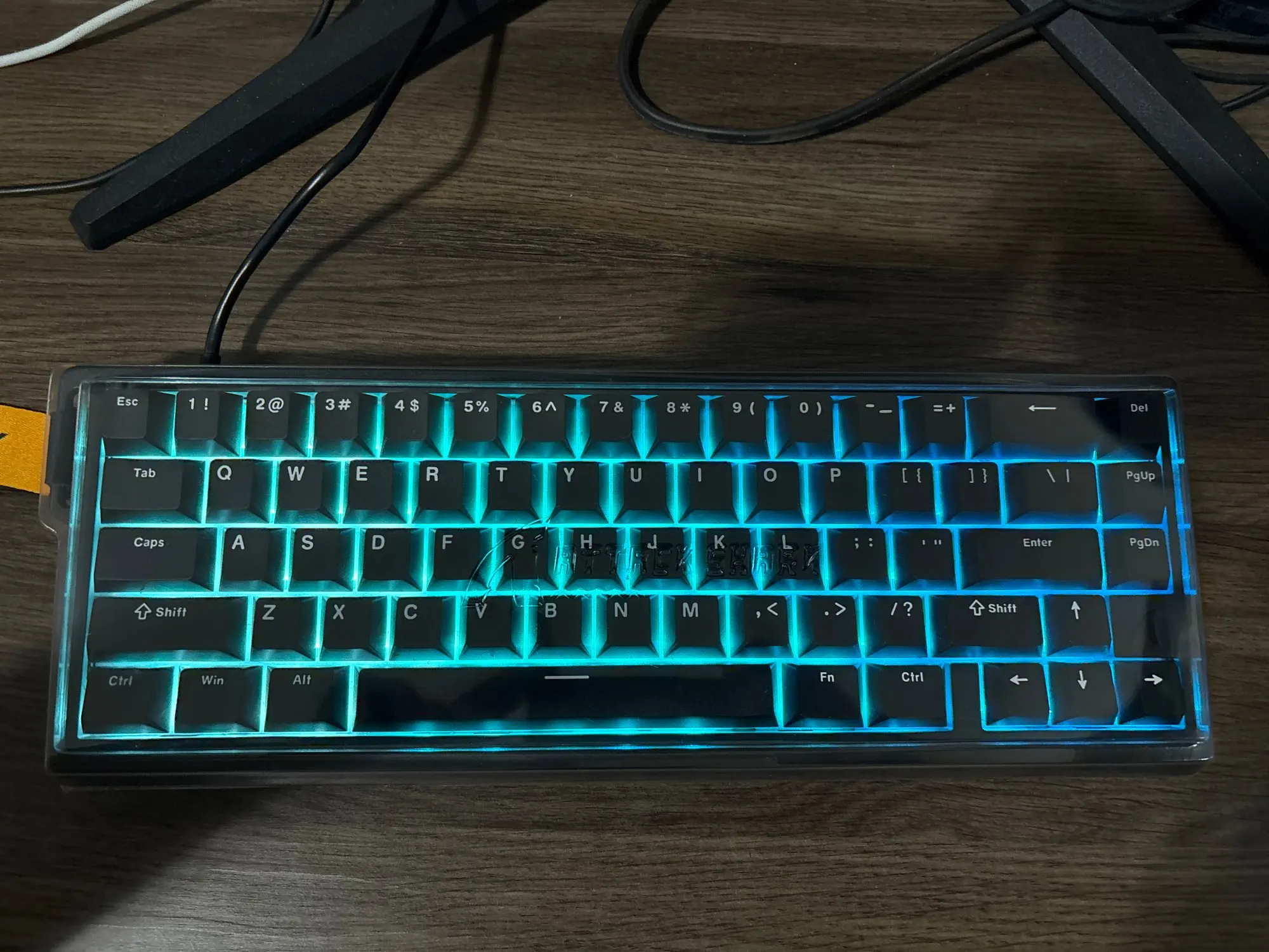 MCHOSE ACE68 ACE60 Pro Magnetic Keyboard Wired Mechanical photo review