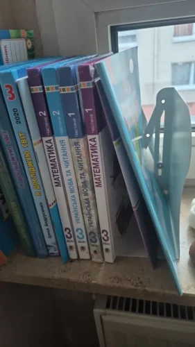 Large capacity metal retractable book stand, simple book photo review