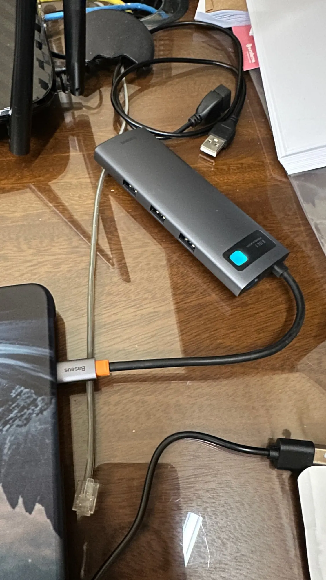 Baseus 4K 60Hz USB C Hub Type C photo review