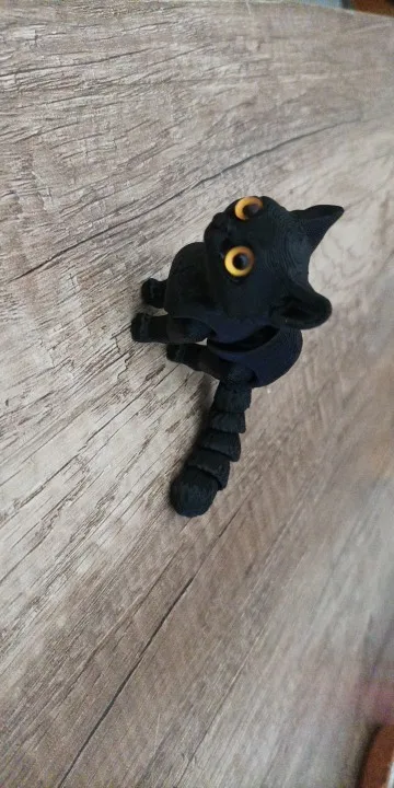 12/16cm 3D Printed Articulated Cute Cats Figurine Miniature photo review