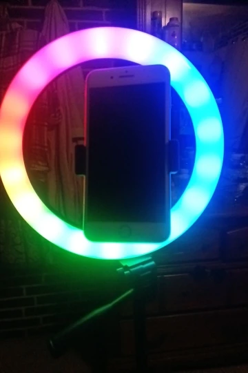 RGB Ring Light Lamp Ring Round With Remote photo review
