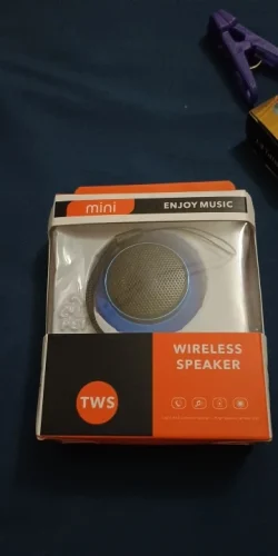 Wireless Bluetooth Speaker Portable Small Steel Gun Metal photo review