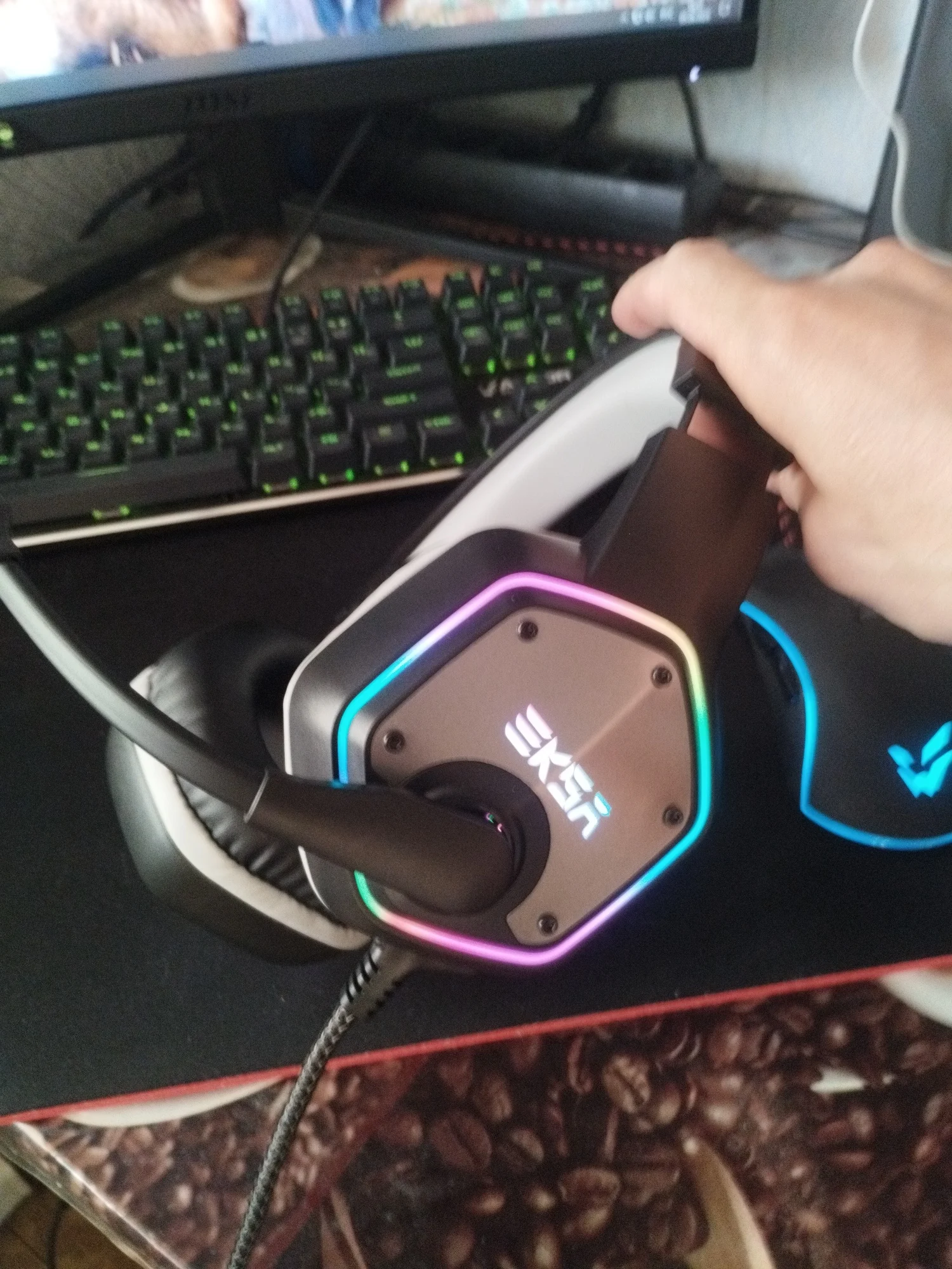 Gaming Headphones For PC/PS4/PS5 EKSA E1000 7.1 Surround photo review